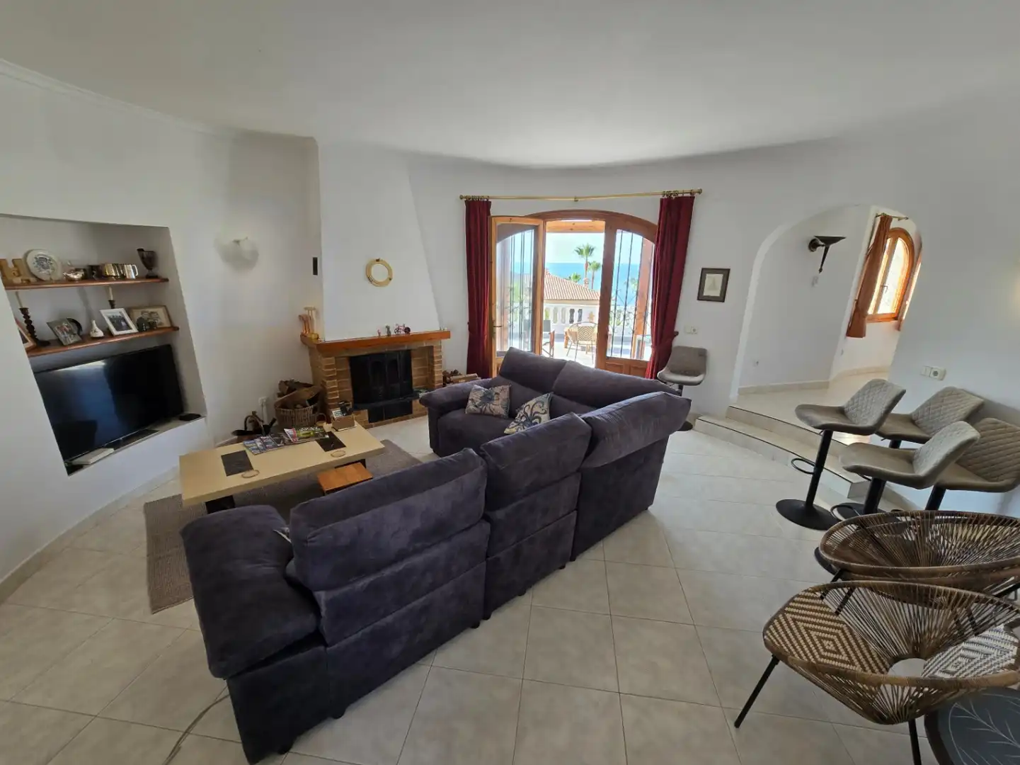 Living room of Houses for sale in Calpe / Calp