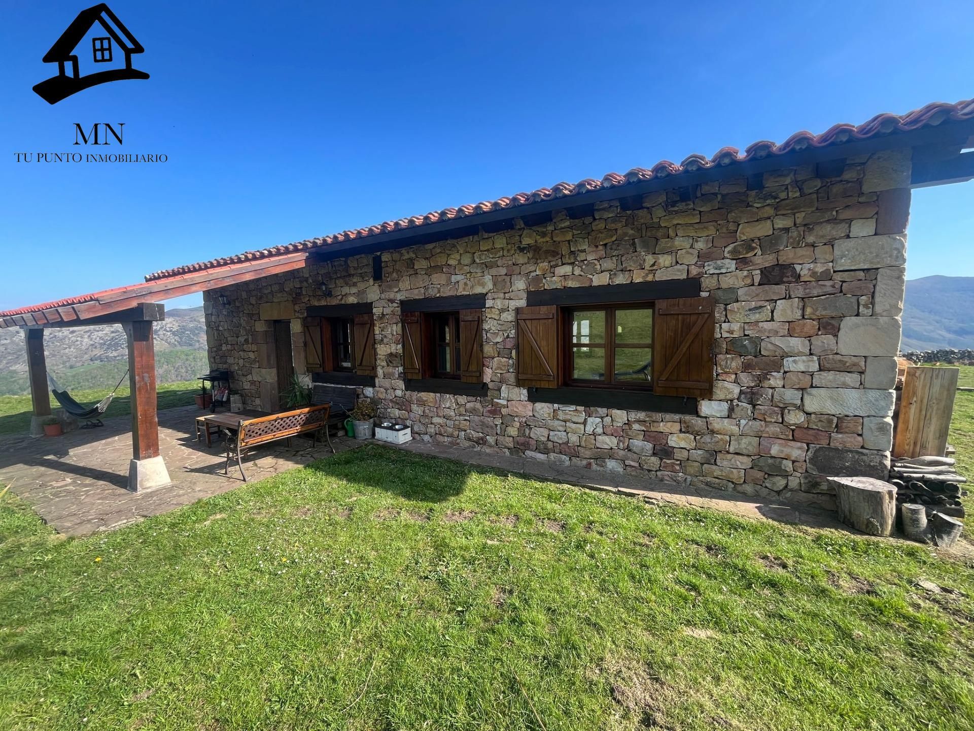 Exterior view of Country house for sale in Cabuérniga  with Heating and Private garden