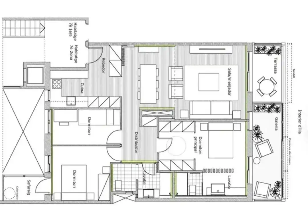 Wohnung mit Terrasse zum Verkauf in Carrer Carrer del Comte d'Urgell, imagen 62