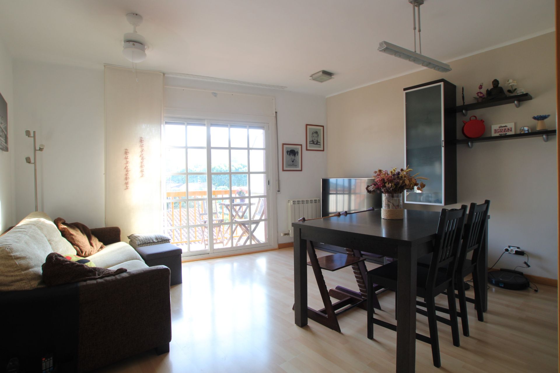 Sala de estar de Piso en venta en Argentona con Calefacción, Parquet y Amueblado