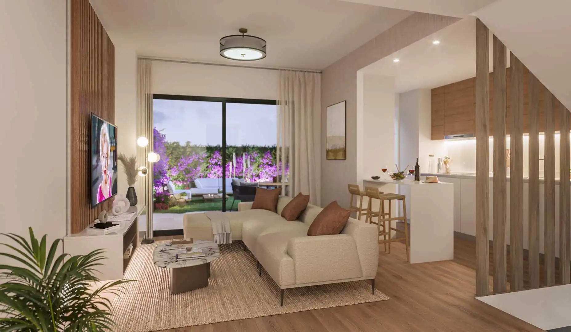 Living room of Detached homes for sale in Málaga  with Private garden, Terrace and Internet