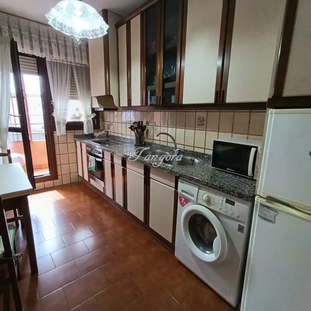 Cocina de Piso en venta en Getxo  con Calefacción, Parquet y Terraza