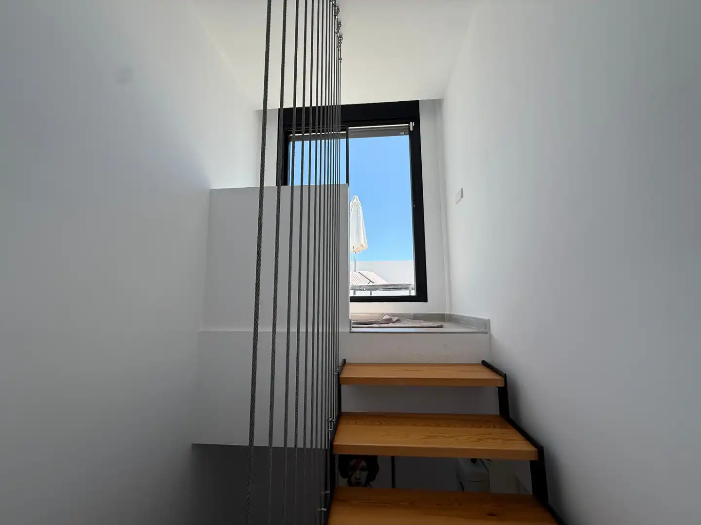 Balcony of Houses for sale in Santa Eulària des Riu  with Air Conditioner, Heating and Terrace
