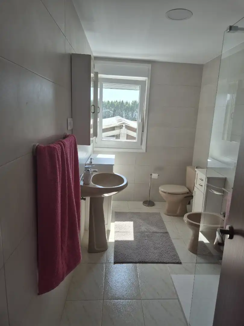 Bathroom of Houses for rent in Carballo  with Private garden, Parquet flooring and Storage room
