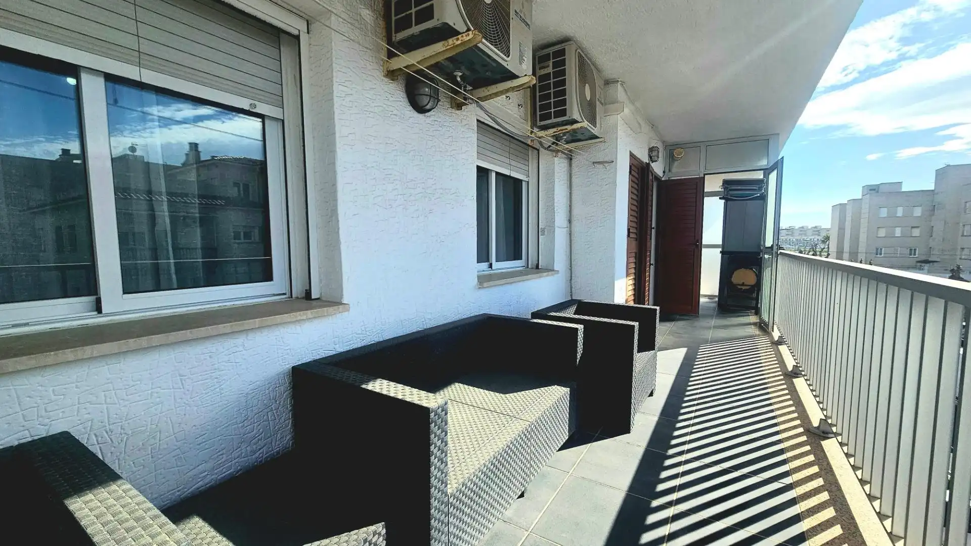 Terraza de Piso de alquiler en Cunit con Aire acondicionado, Terraza y Amueblado