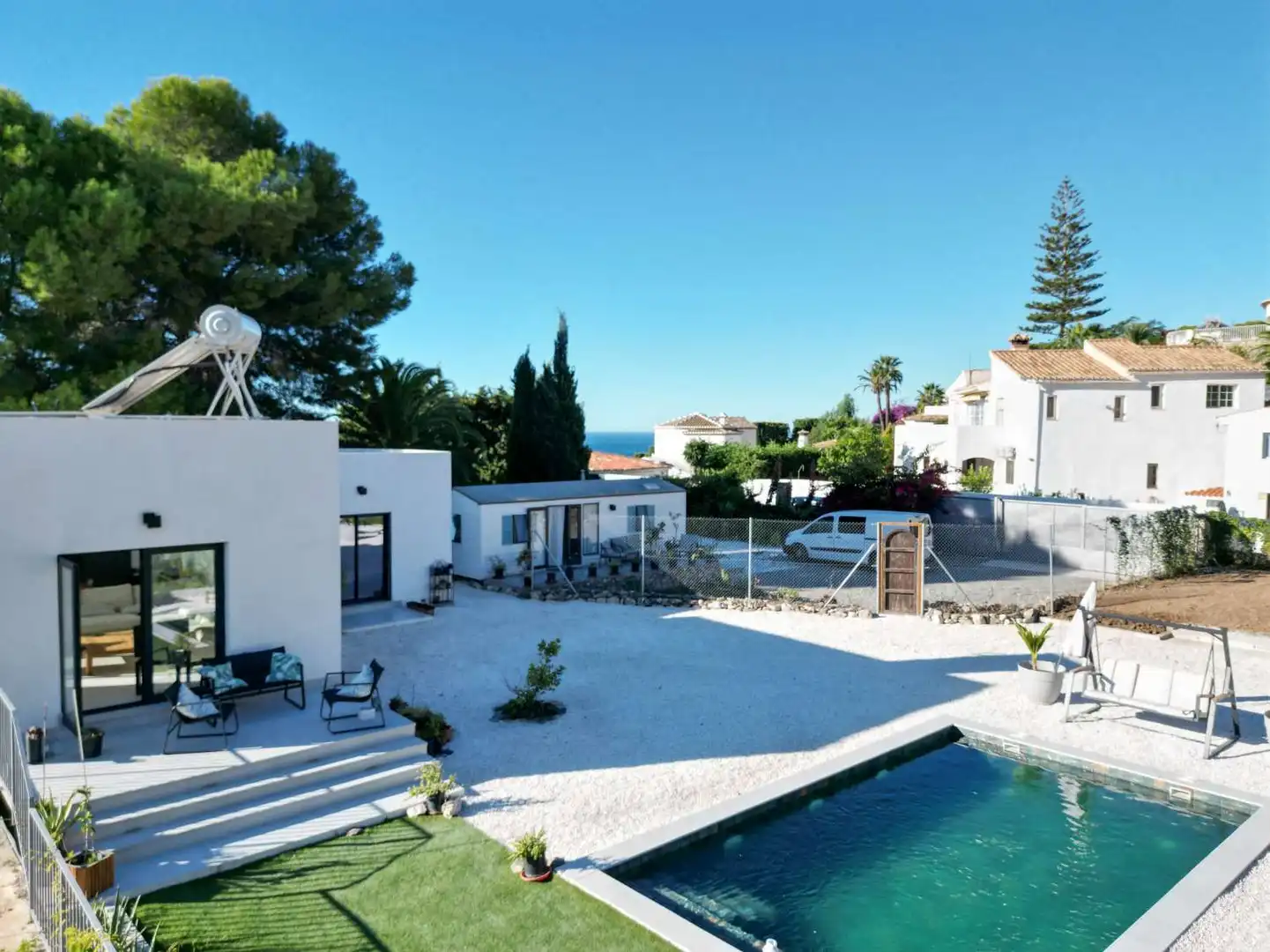 Exterior view of Houses for sale in Salobreña  with Terrace and Swimming Pool