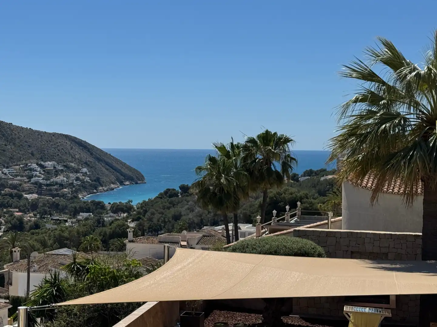 Exterior view of Houses for sale in Moraira  with Air Conditioner, Heating and Private garden
