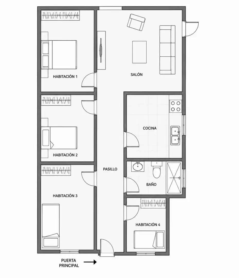Piso en venta en Murcia con Balcón