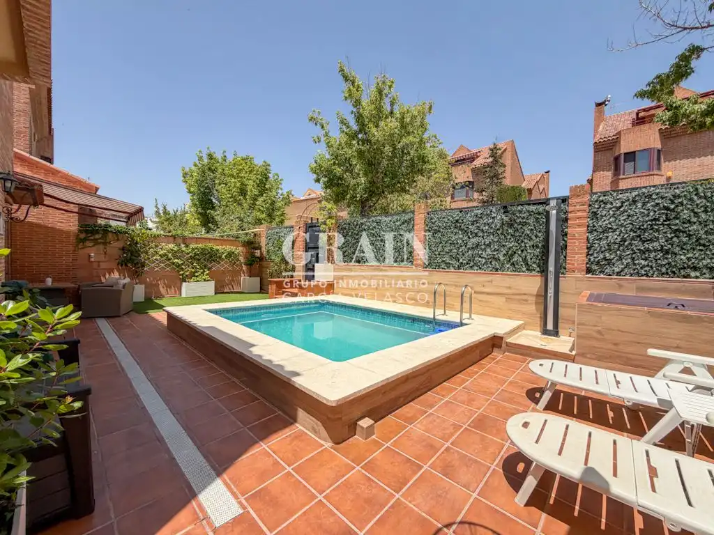 Jardín de Casa o chalet en venta en Albacete con Aire acondicionado, Calefacción y Jardín privado