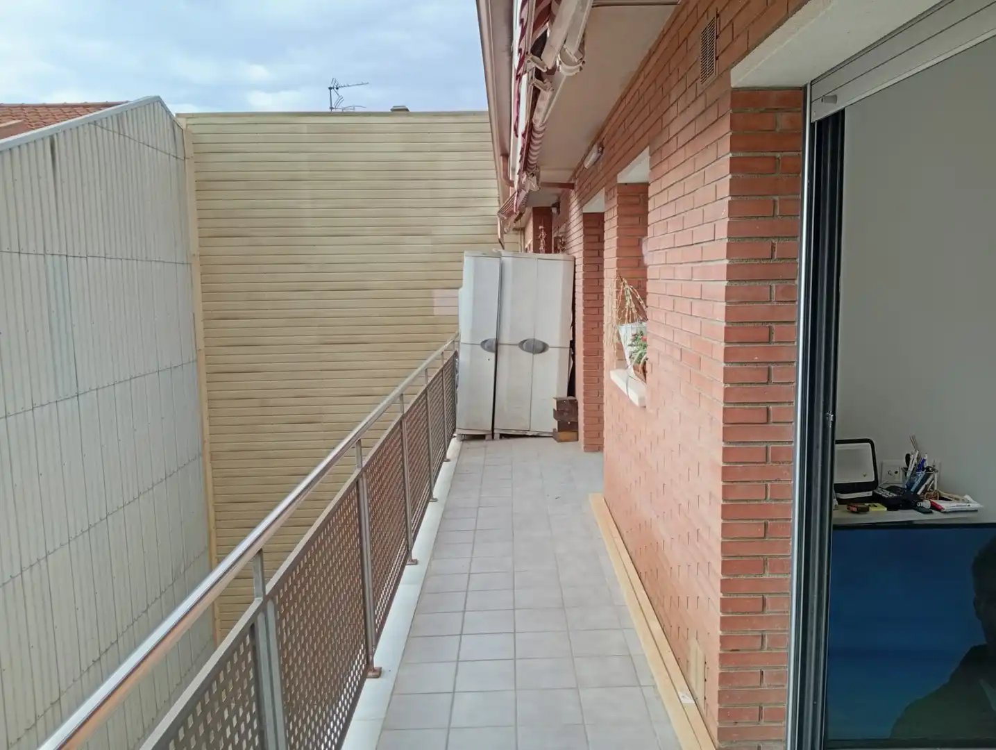 Terrasse von Dachboden zum Verkauf in Calella mit Heizung, Parkett und Terrasse