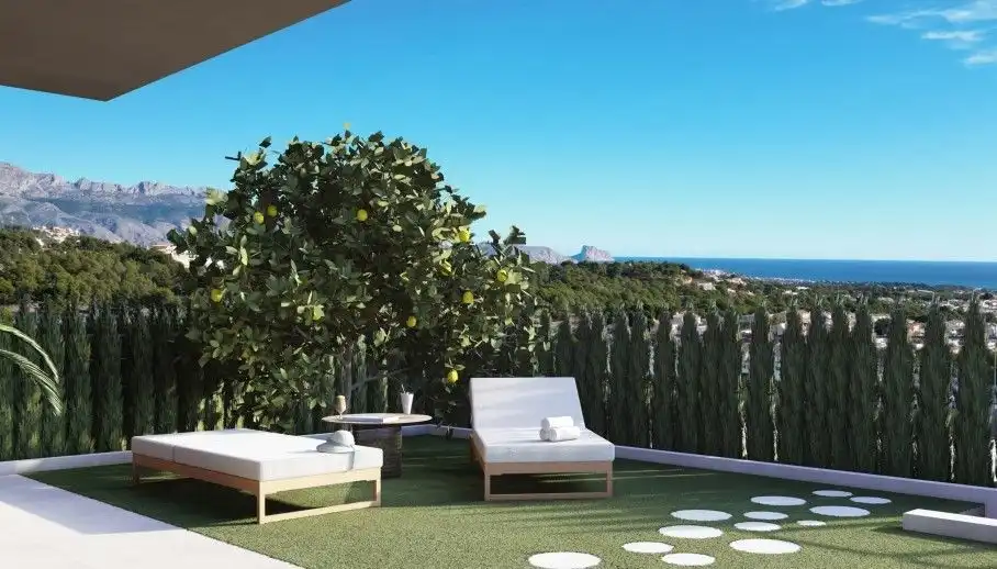 Terraza de Casa o chalet en venta en La Nucia con Aire acondicionado, Calefacción y Jardín privado