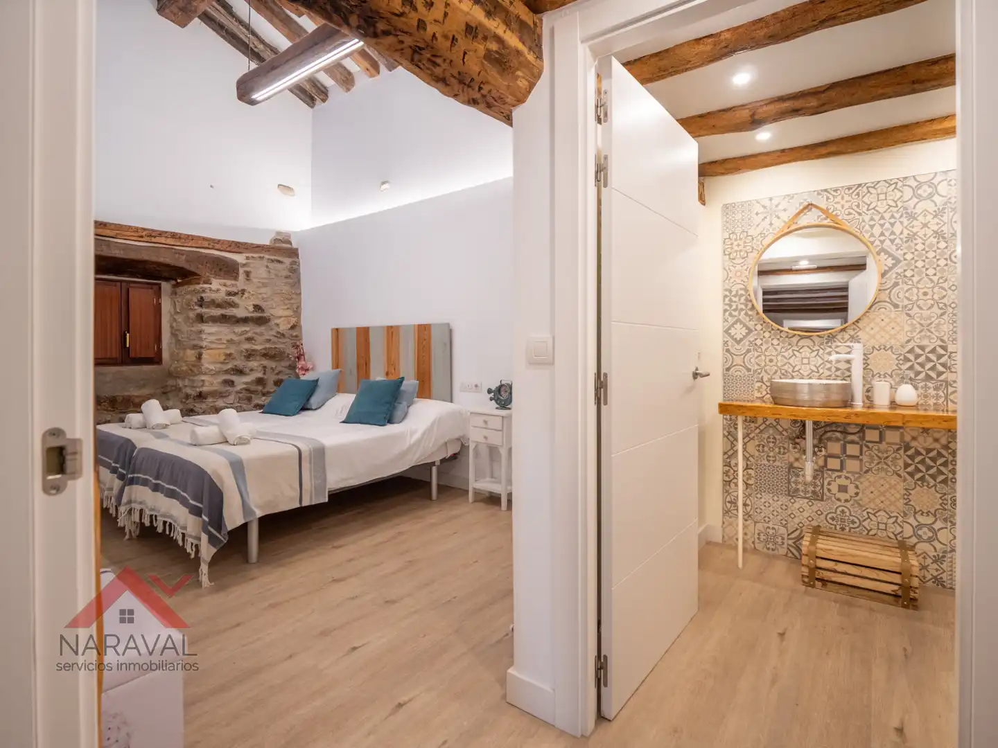 Dormitori de Casa o xalet en venda en Valdegovia / Gaubea amb Calefacció, Jardí privat i Terrassa