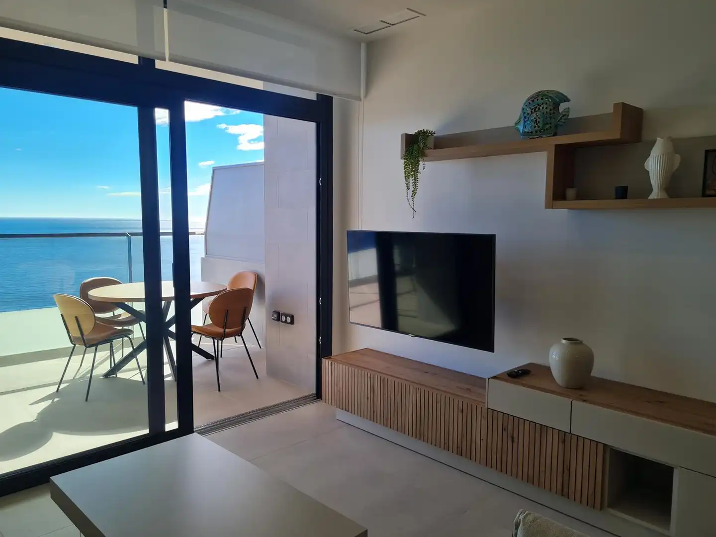 Sala de estar de Apartamento en venta en Benidorm con Aire acondicionado, Calefacción y Terraza