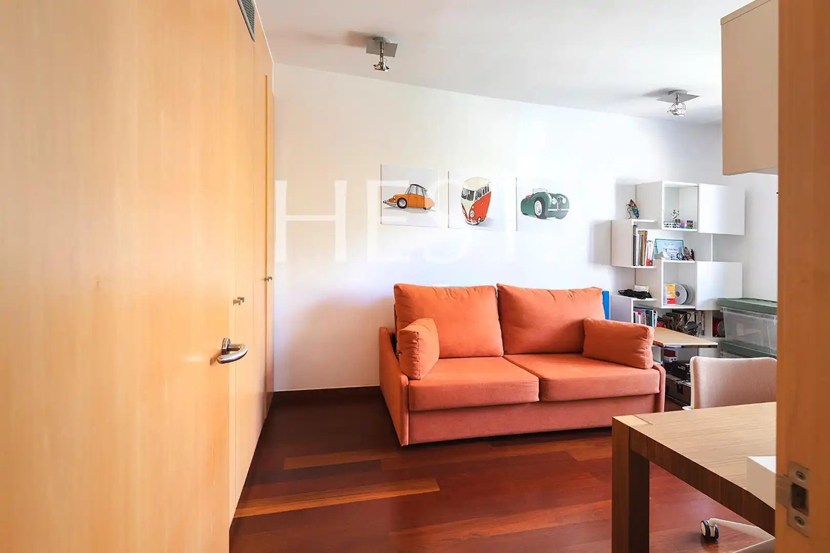 Sala de estar de Piso en venta en Barcelona con Aire acondicionado, Calefacción y Jardín privado