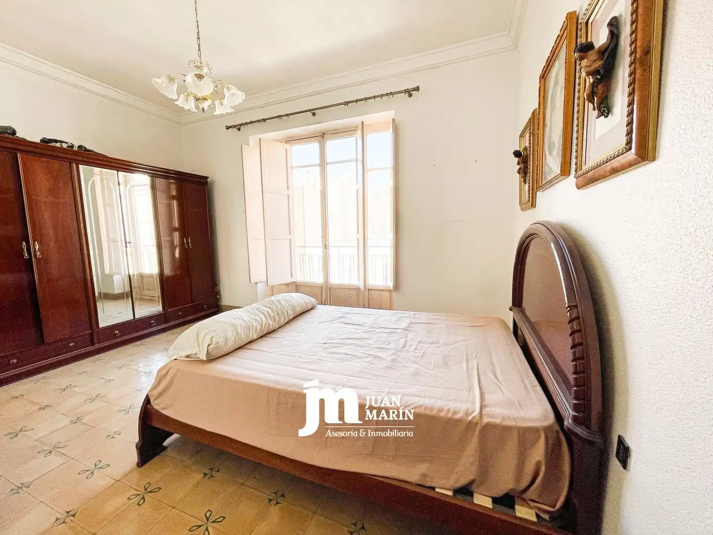 Bedroom of Flat for sale in Cieza  with Air Conditioner, Storage room and Balcony