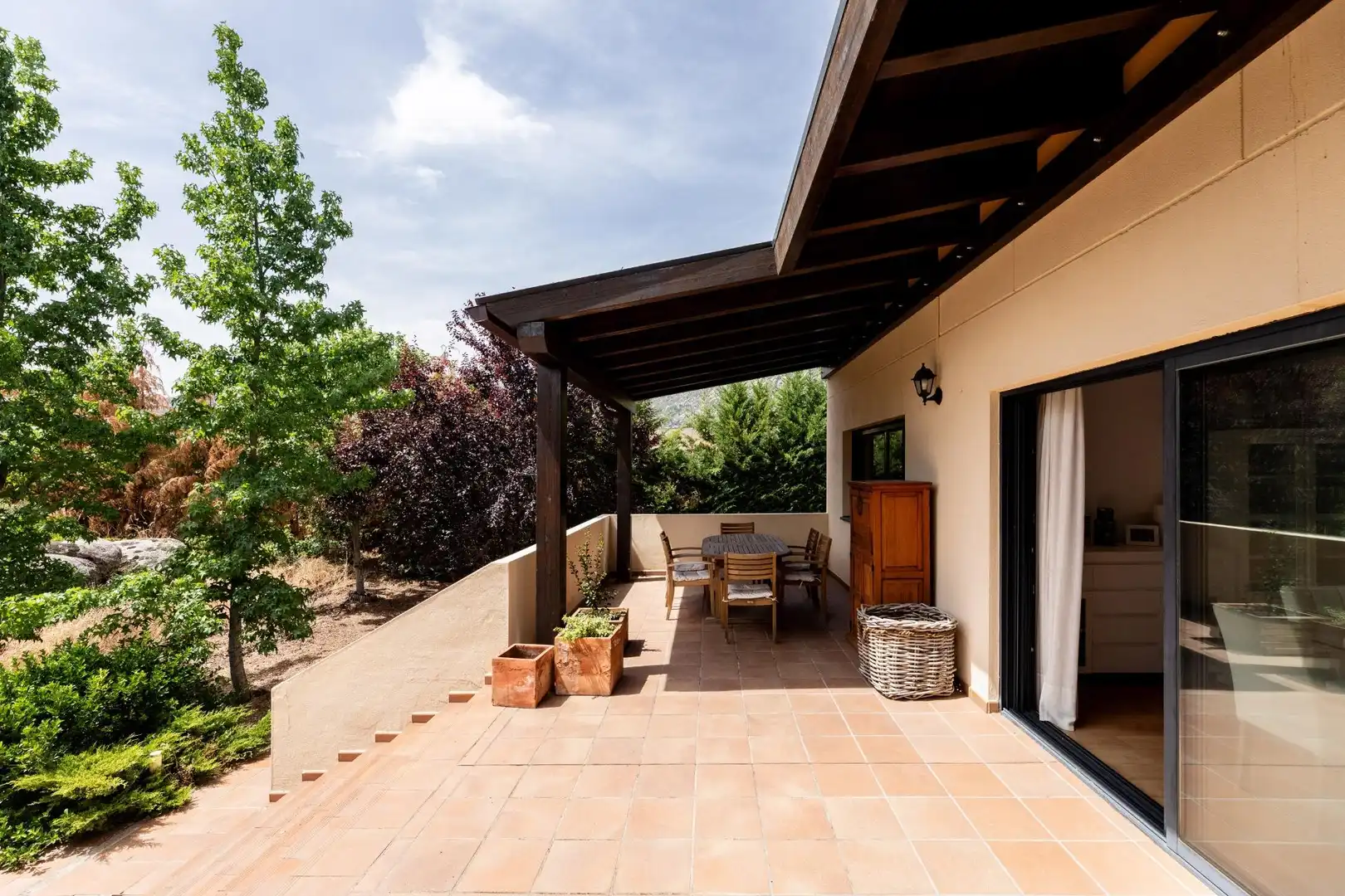 Terraza de Casa o chalet en venta en El Boalo - Cerceda – Mataelpino con Calefacción, Terraza y Piscina