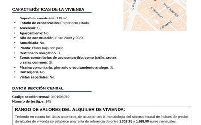 Flat to rent in  Barcelona Capital  with Air Conditioner, Heating and Terrace