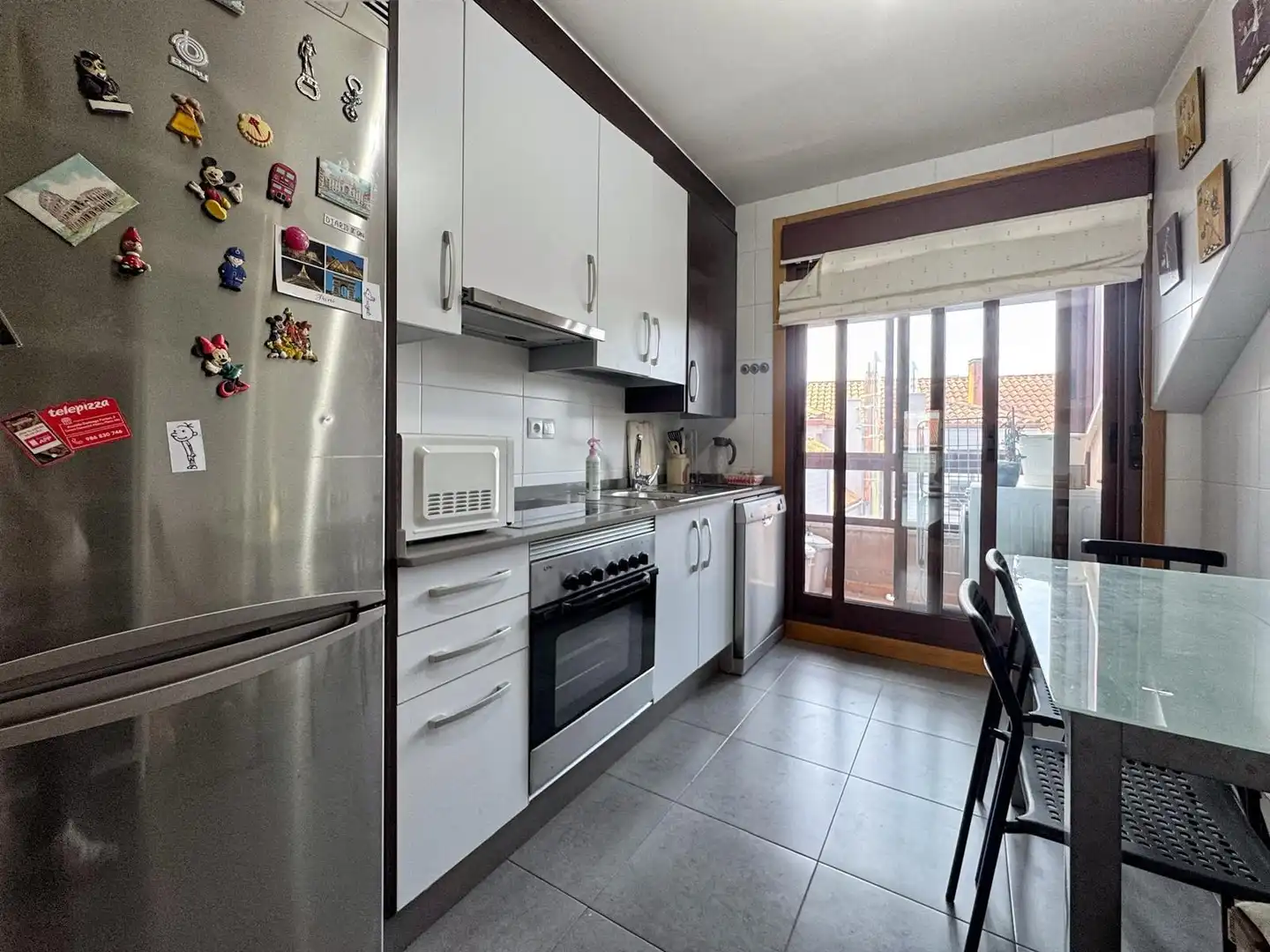 Kitchen of Attic for sale in Poio  with Heating and Balcony