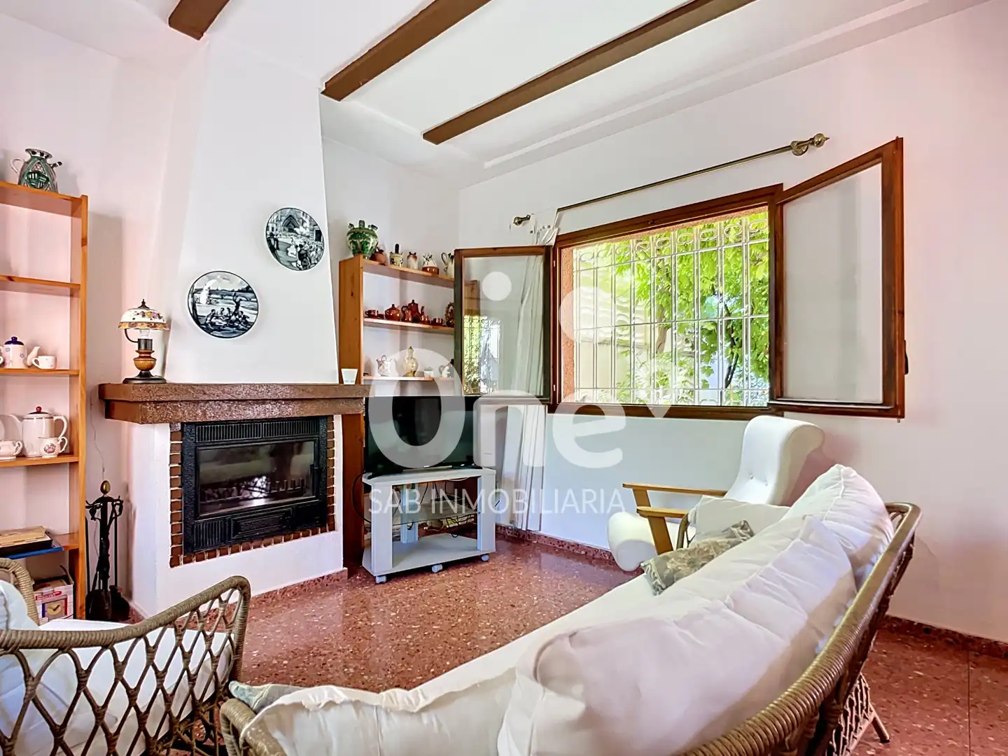 Living room of Houses for sale in San Antonio de Benagéber  with Air Conditioner, Private garden and Terrace