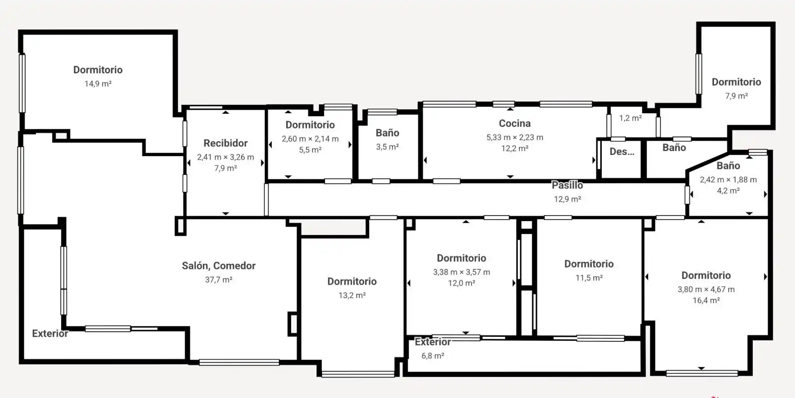 Piso con ascensor en venta en Beiro, imagen 50