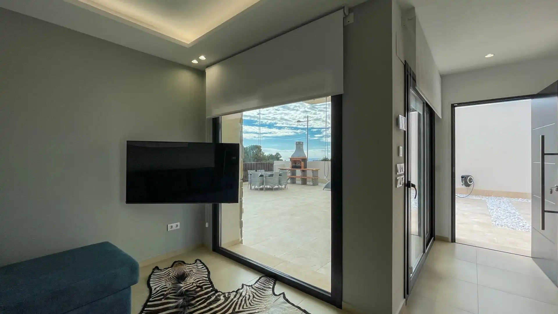 Living room of Houses for rent in Finestrat  with Air Conditioner, Heating and Private garden