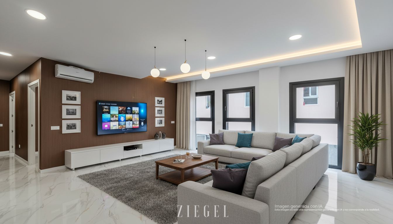 Sala de estar de Piso en venta en Las Palmas de Gran Canaria