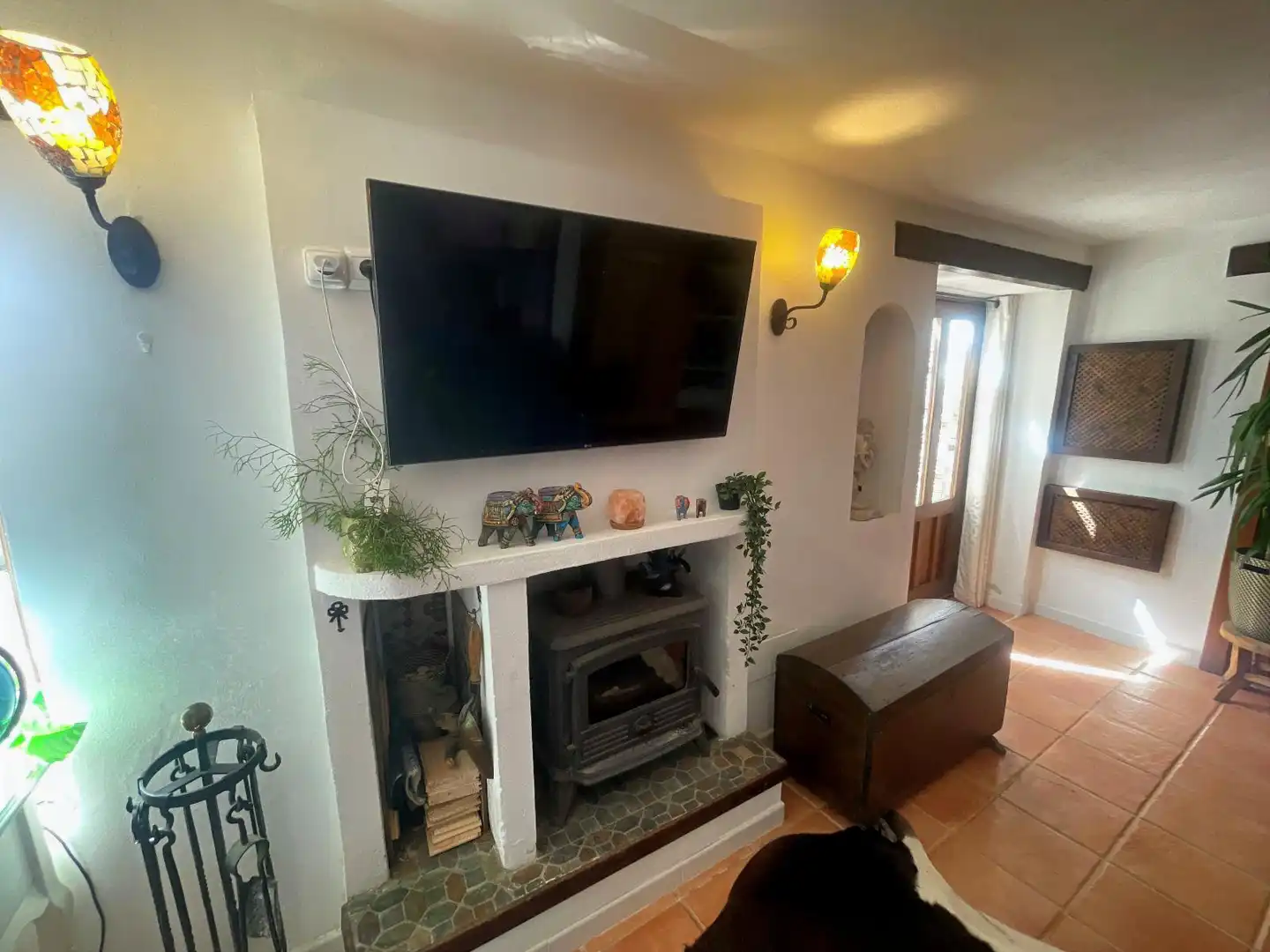 Living room of Country homes for sale in Villanueva de la Concepción  with Air Conditioner, Heating and Private garden