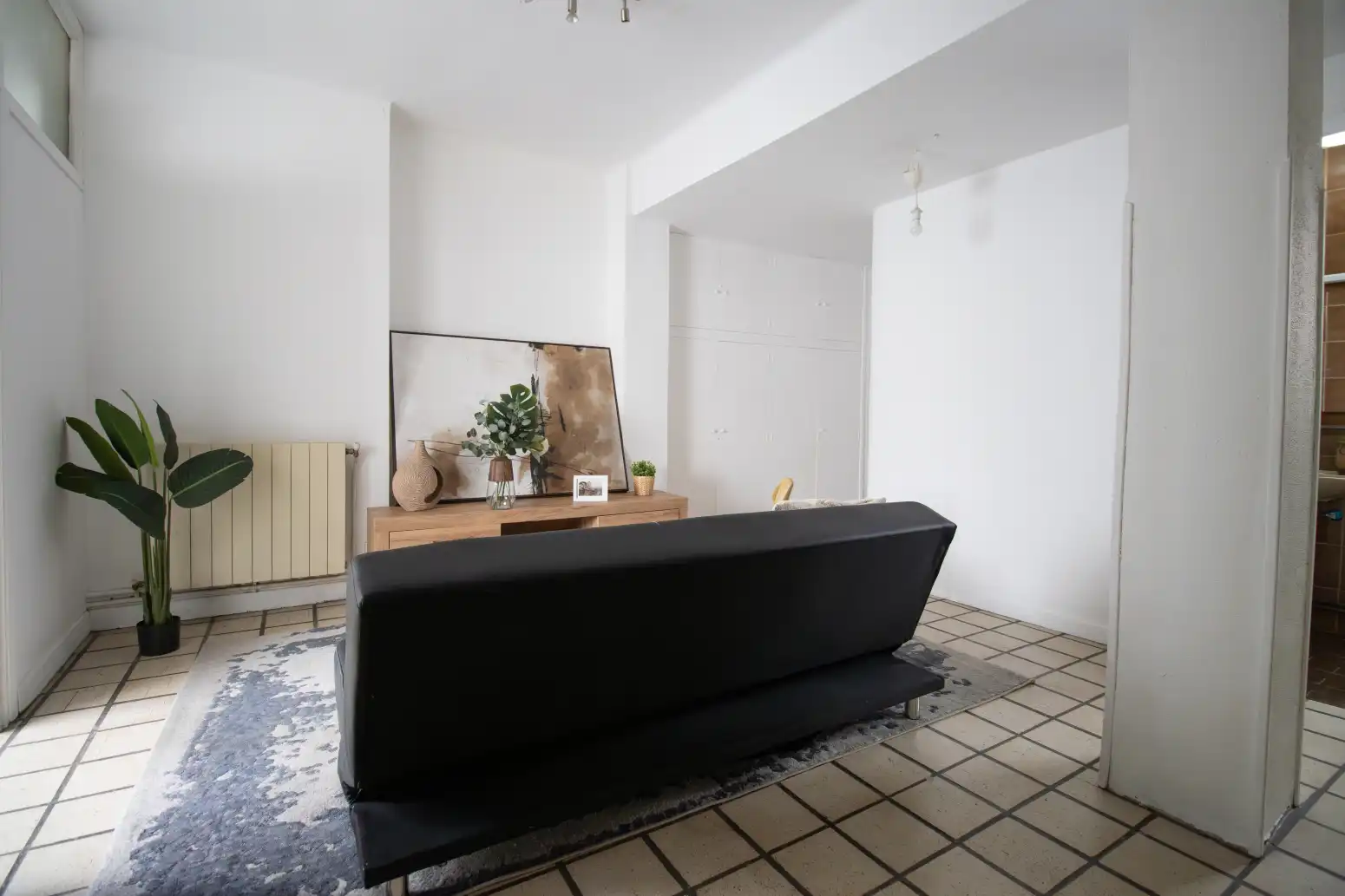 Sala de estar de Piso en venta en  Pamplona / Iruña con Calefacción y Parquet