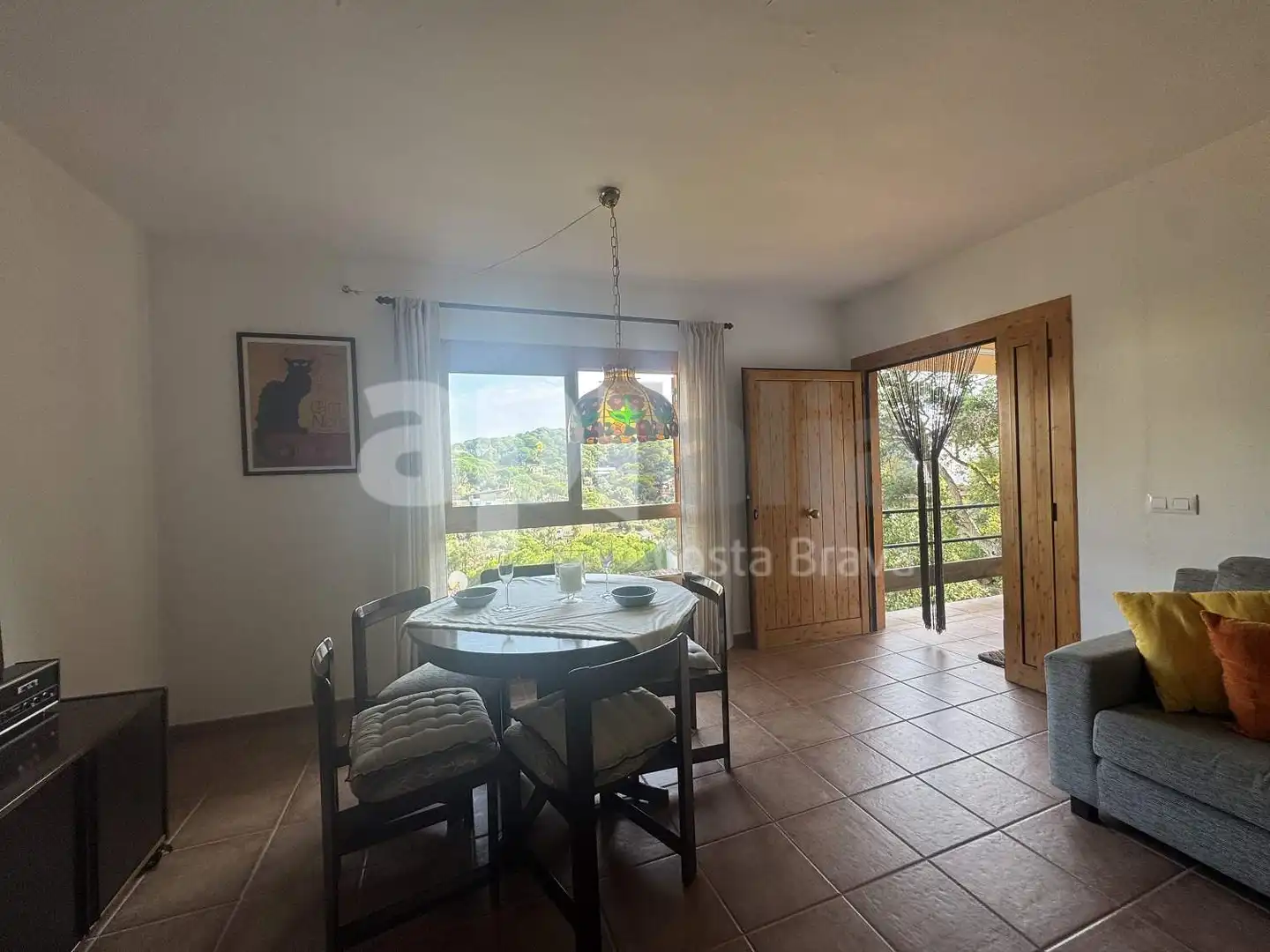 Dining room of Apartments for sale in Lloret de Mar  with Private garden, Terrace and Furnished