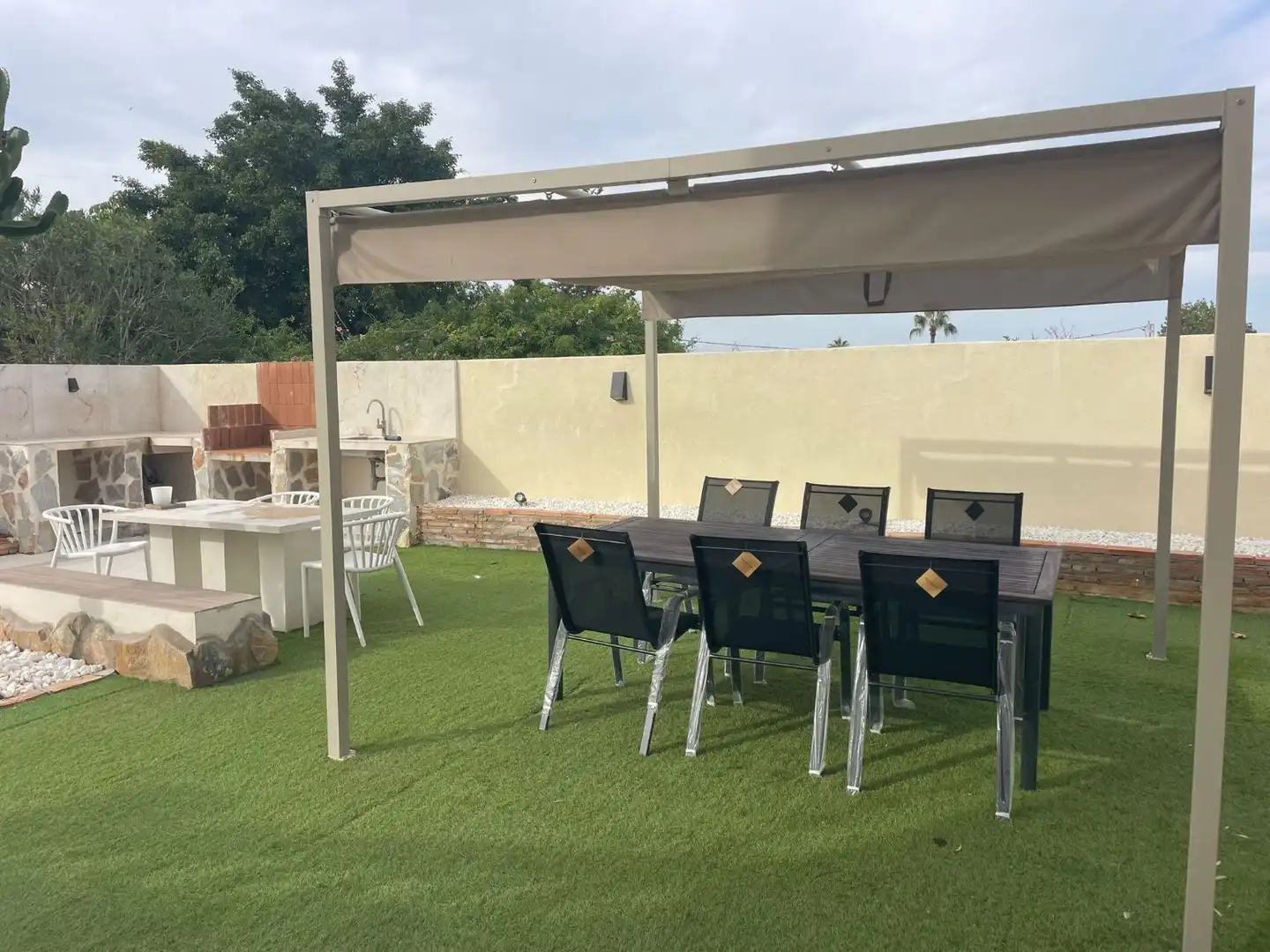 Terrasse von Wohnungen zum Verkauf in Orihuela mit Klimaanlage, Schwimmbad und Möbliert
