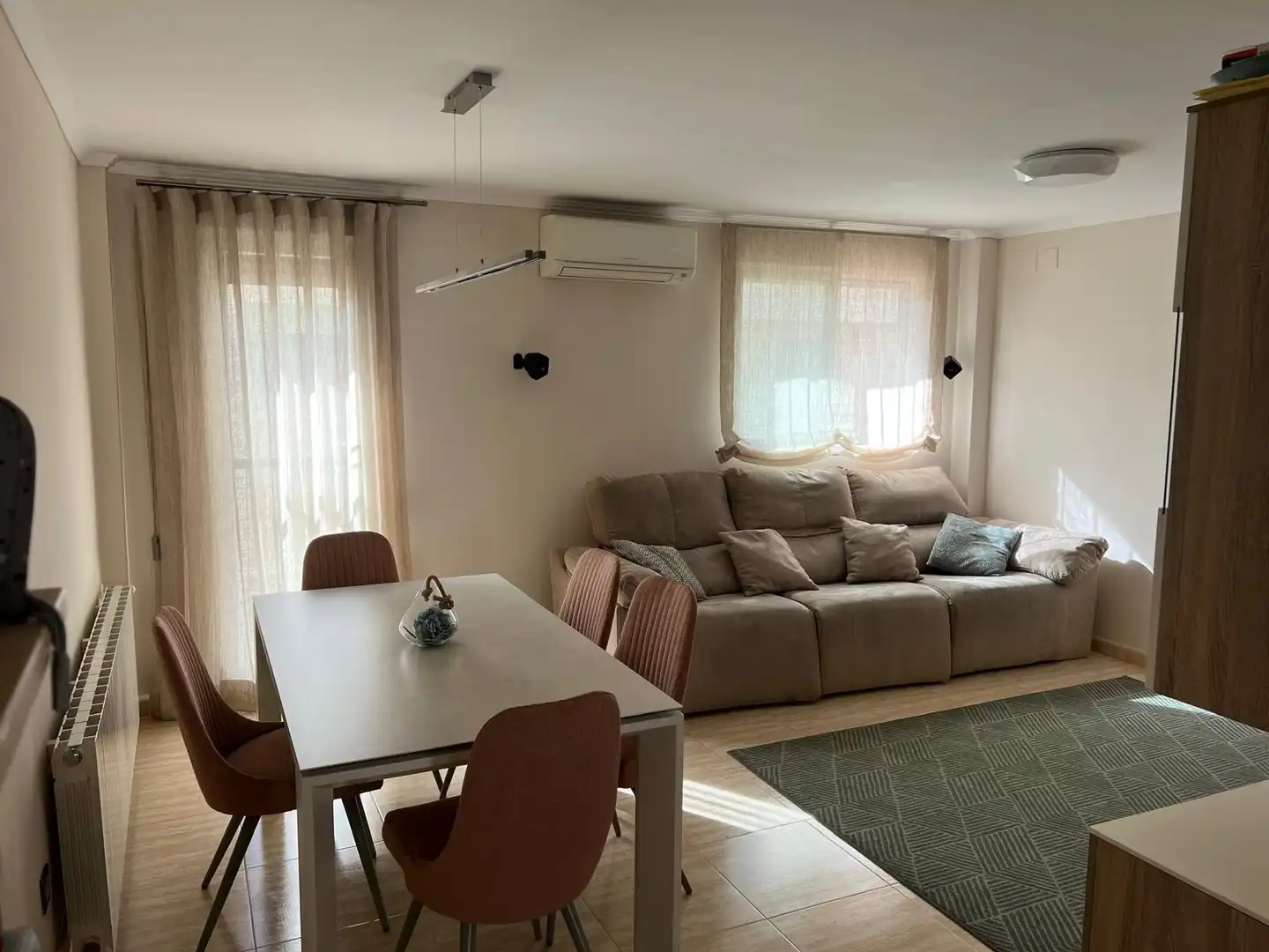 Sala de estar de Casa adosada en venta en Massamagrell con Aire acondicionado, Calefacción y Terraza