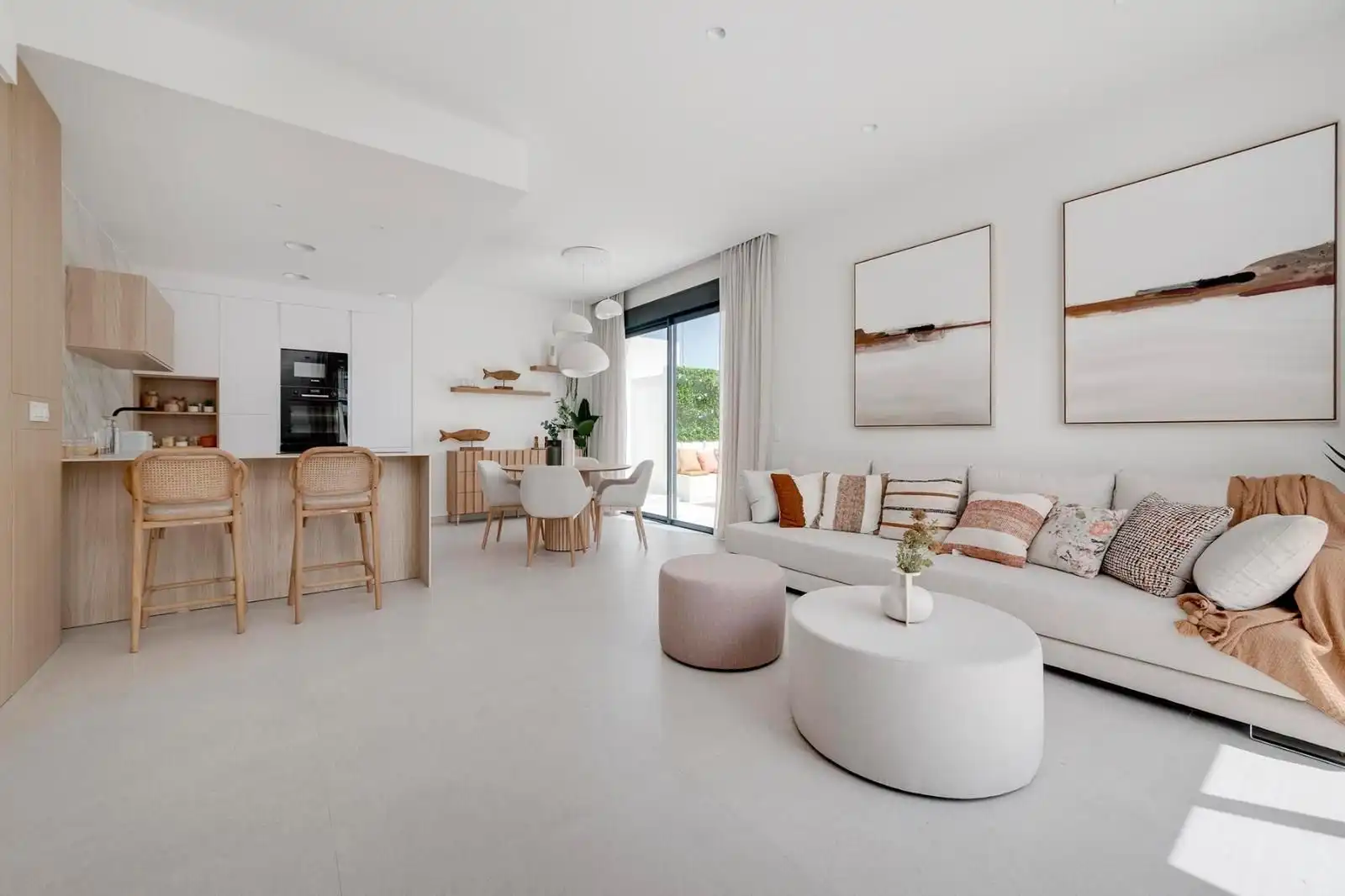 Sala de estar de Casa o chalet en venta en Rojales con Jardín privado, Terraza y Piscina