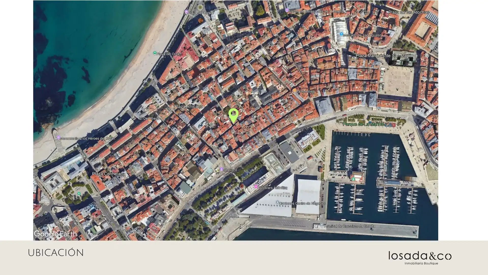 Vista exterior de Piso en venta en A Coruña Capital  con Terraza