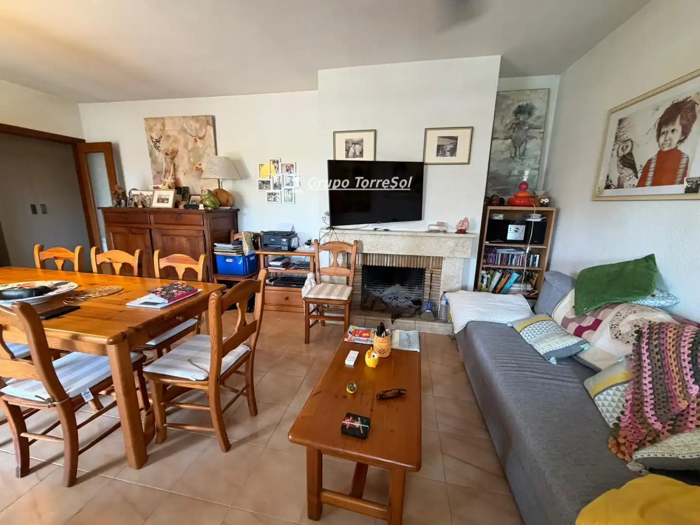 Wohnzimmer von Haus oder Chalet zum Verkauf in El Vendrell mit Heizung, Privatgarten und Terrasse