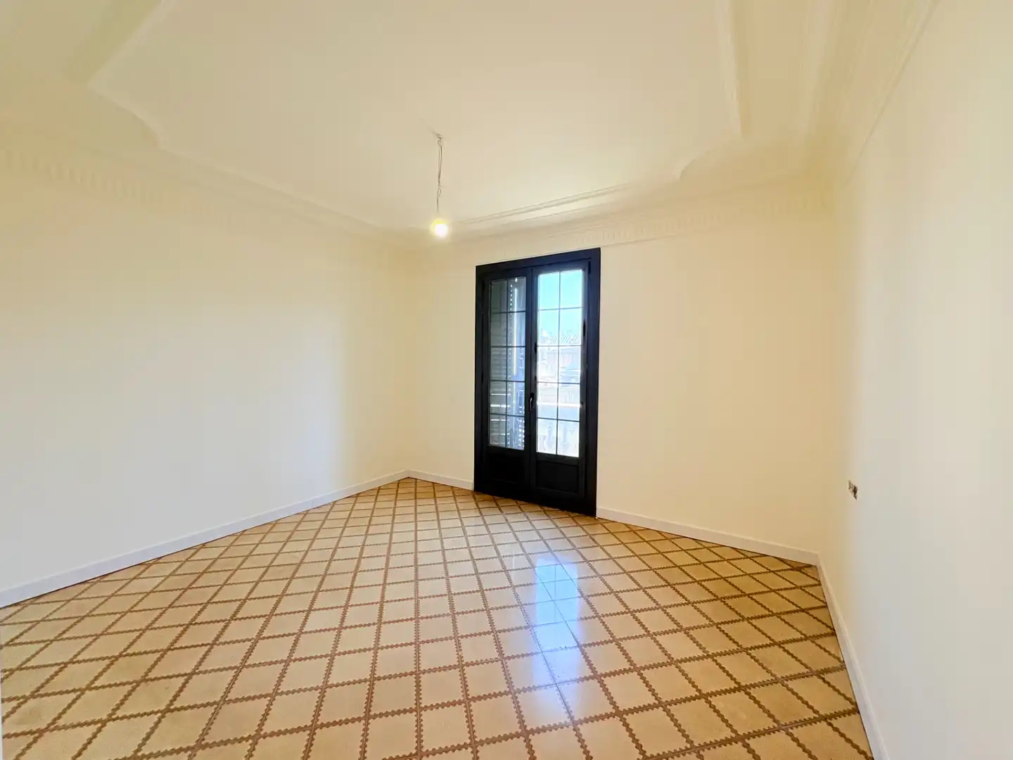 Wohnzimmer von Wohnung zur Miete in Barcelona mit Klimaanlage, Ofen und Mikrowelle