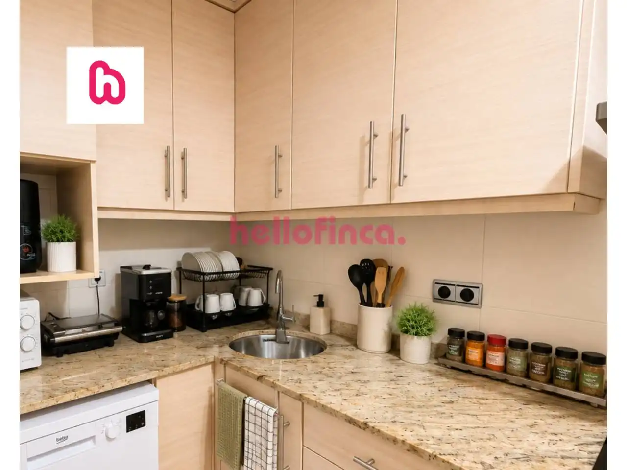 Kitchen of Flat for sale in Ripollet  with Heating, Parquet flooring and Storage room