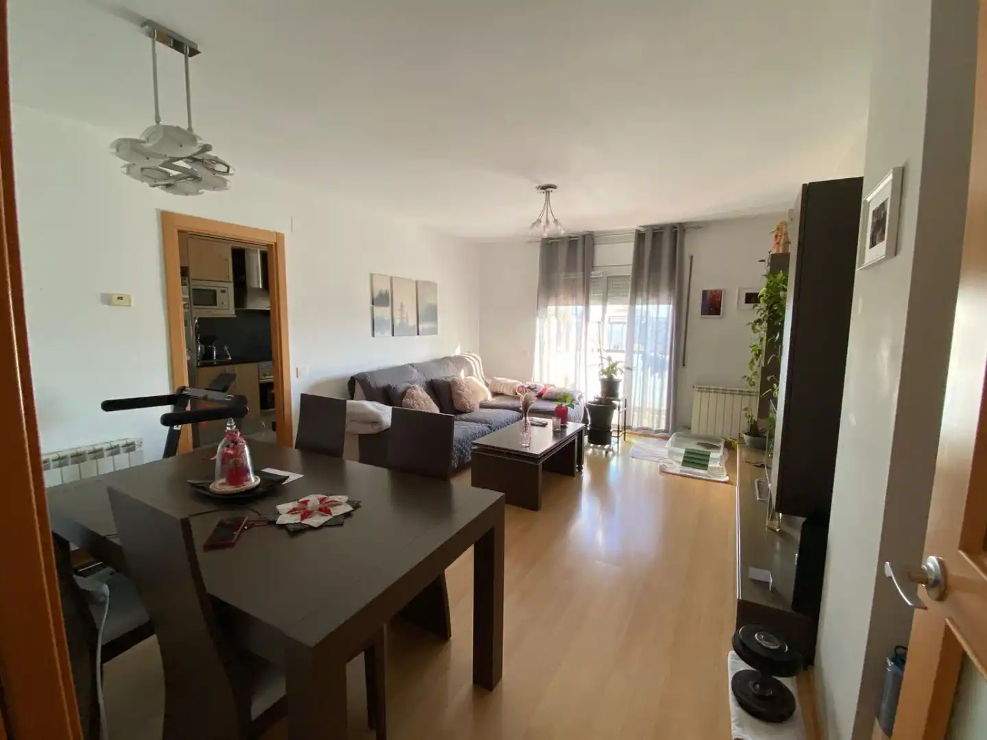 Wohnzimmer von Wohnung zum Verkauf in Abrera mit Klimaanlage, Heizung und Parkett