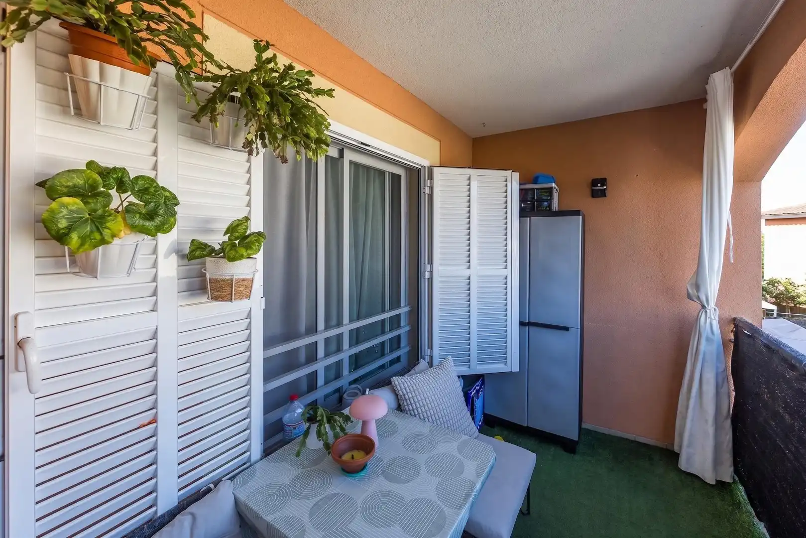 Terrasse von Wohnung zum Verkauf in Llucmajor mit Klimaanlage, Heizung und Privatgarten