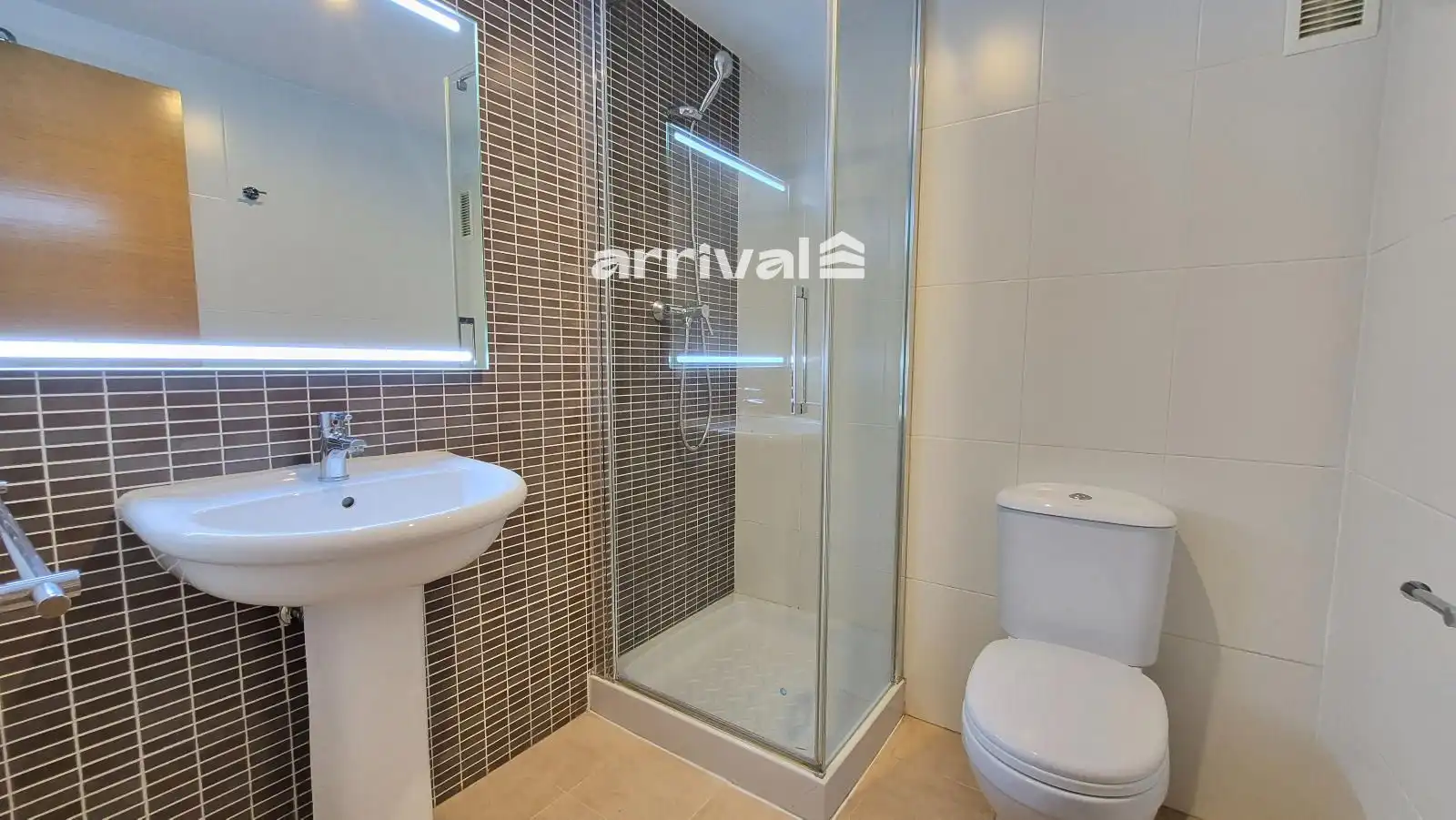 Badezimmer von Wohnung zur Miete in Alboraya mit Klimaanlage, Heizung und Terrasse