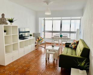 Living room of Flat to rent in  Granada Capital  with Furnished, Washing machine and Microwave