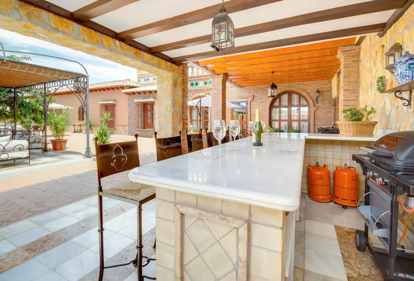 Terraza de Casa o chalet de alquiler en Padul con Calefacción, Jardín privado y Terraza