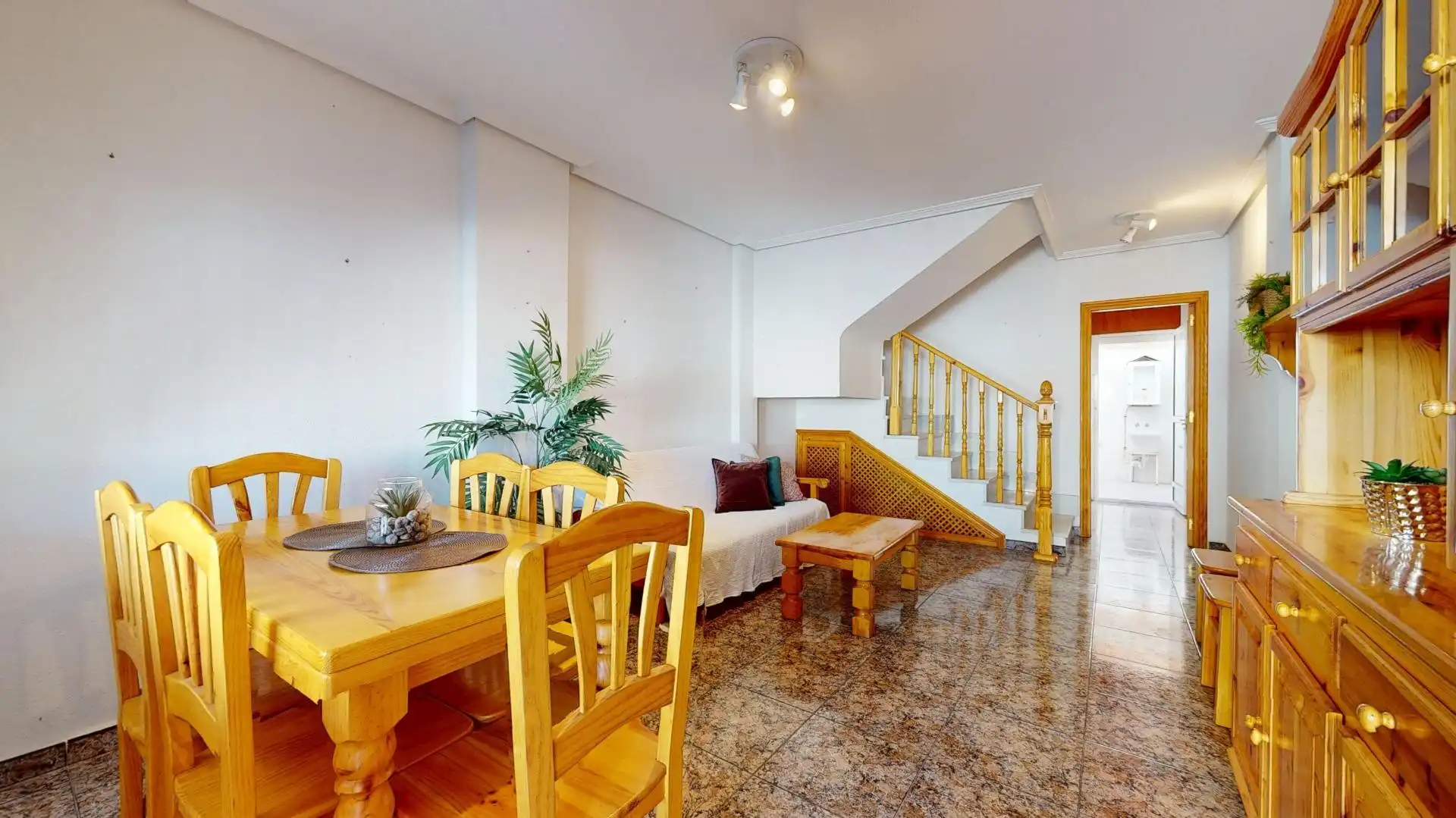 Sala de estar de Casa adosada en venta en San Pedro del Pinatar con Terraza, Amueblado y Balcón