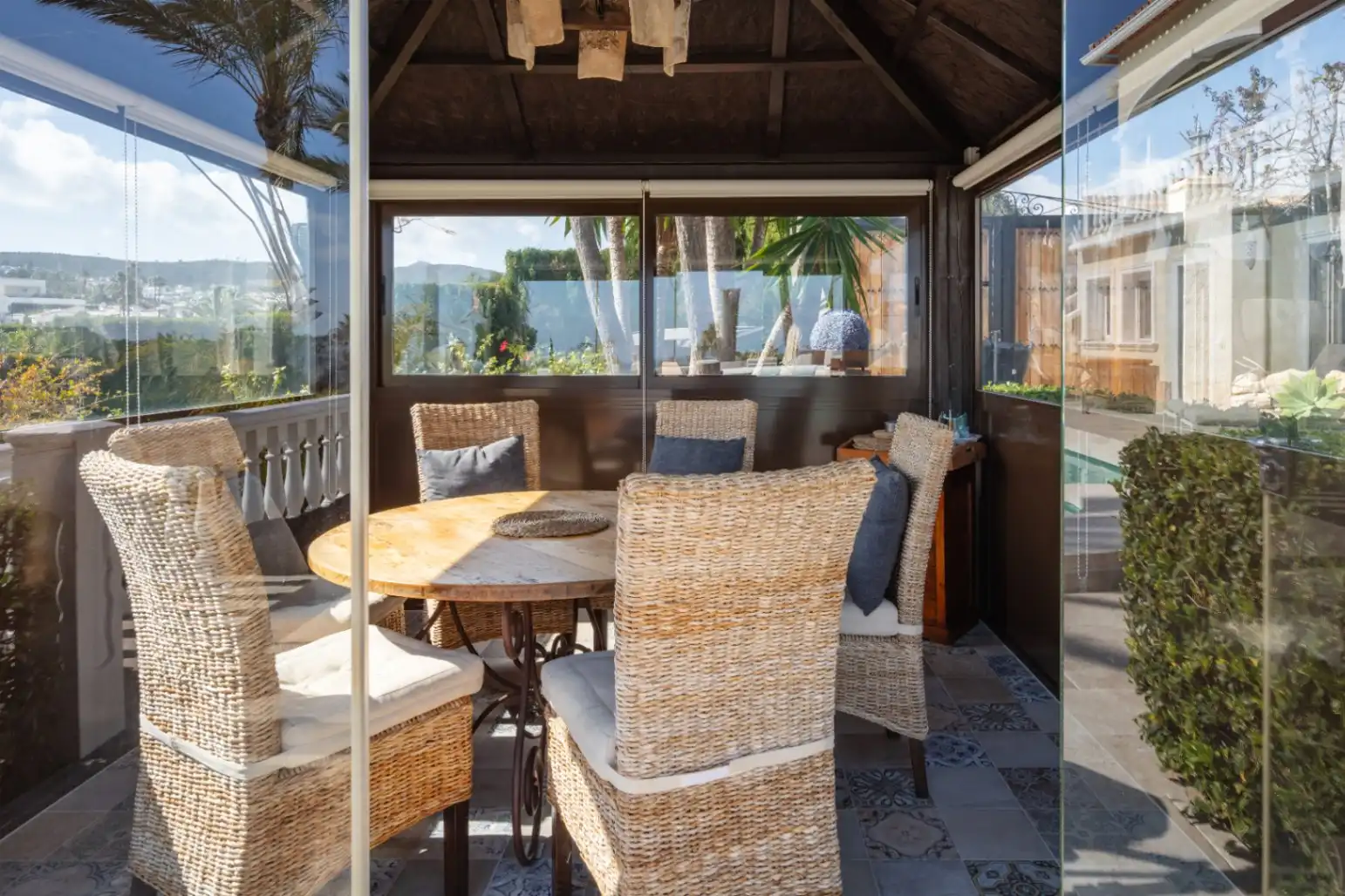 Terrace of Houses for sale in Jávea / Xàbia  with Air Conditioner, Heating and Private garden