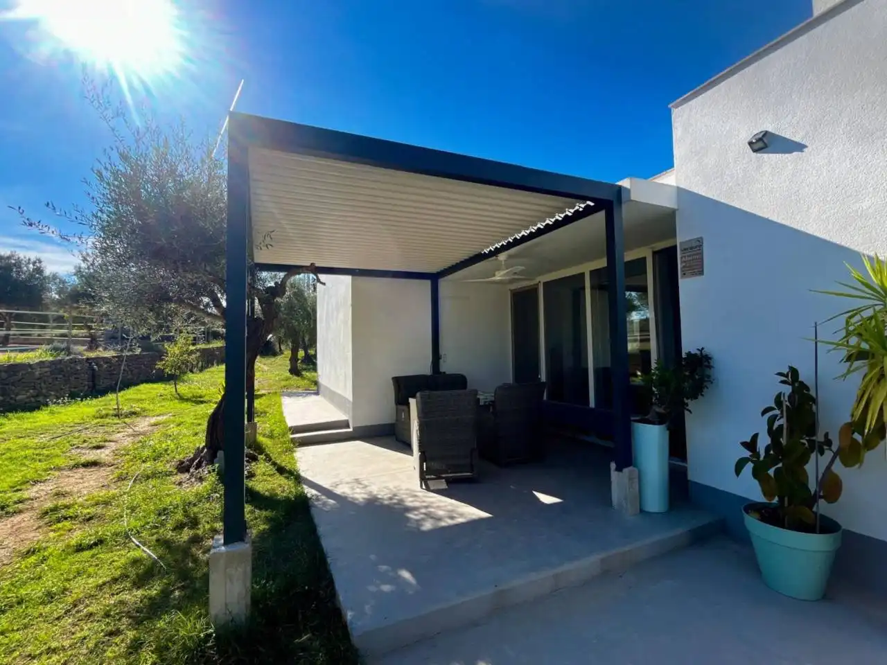 Terrassa de Finca rústica en venda en San Jorge / Sant Jordi amb Calefacció, Jardí privat i Terrassa