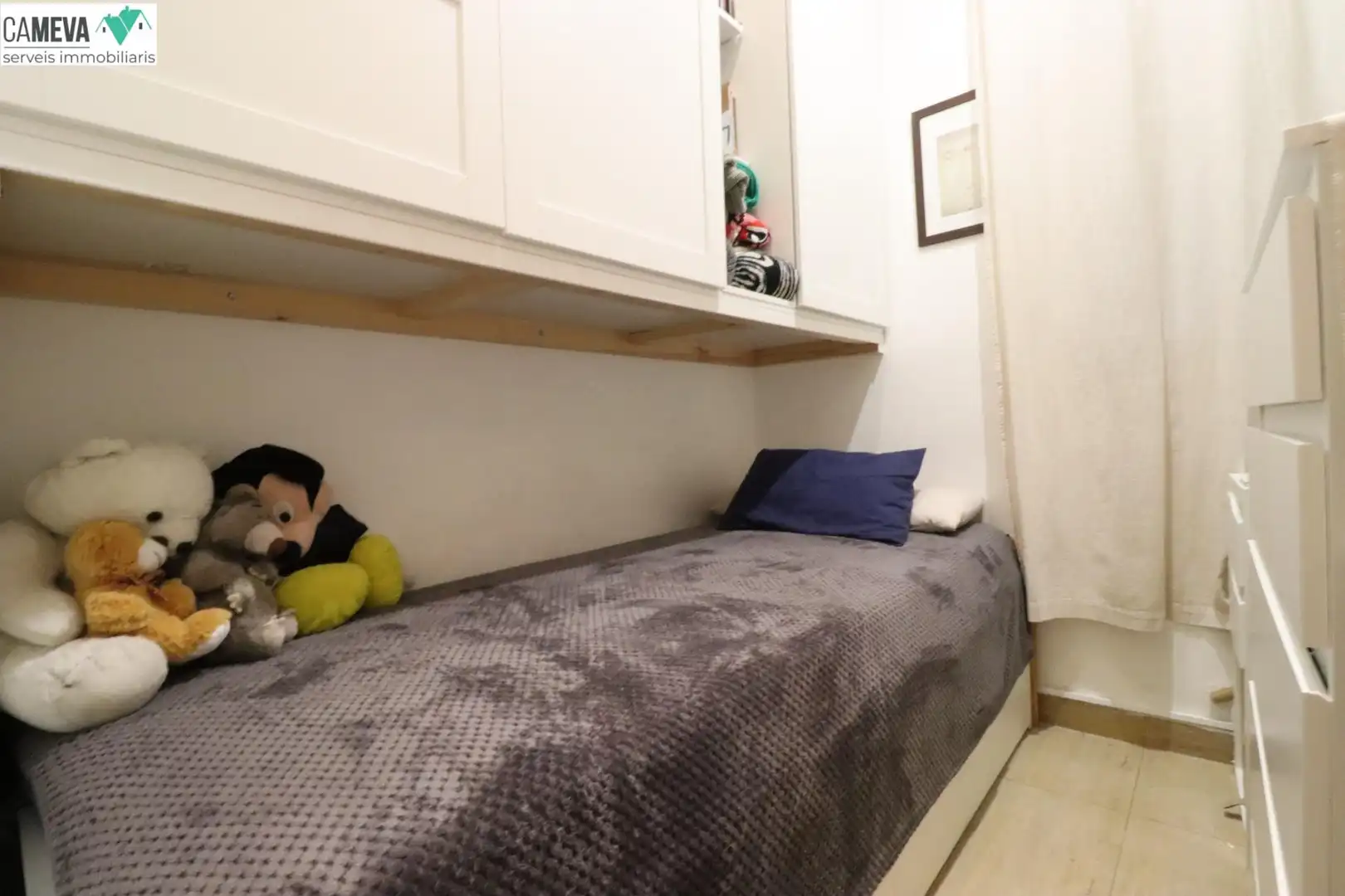 Schlafzimmer von Erdgeschoss zum Verkauf in Badalona mit Klimaanlage, Heizung und Terrasse