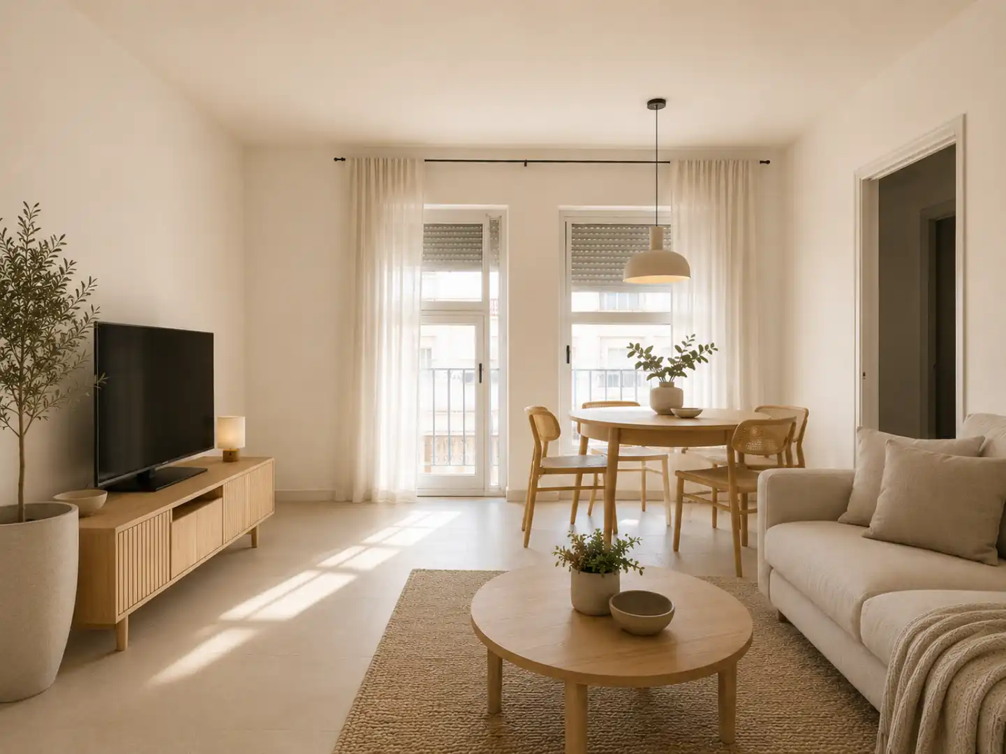 Sala de estar de Piso en venta en Novelda con Terraza, Trastero y Balcón