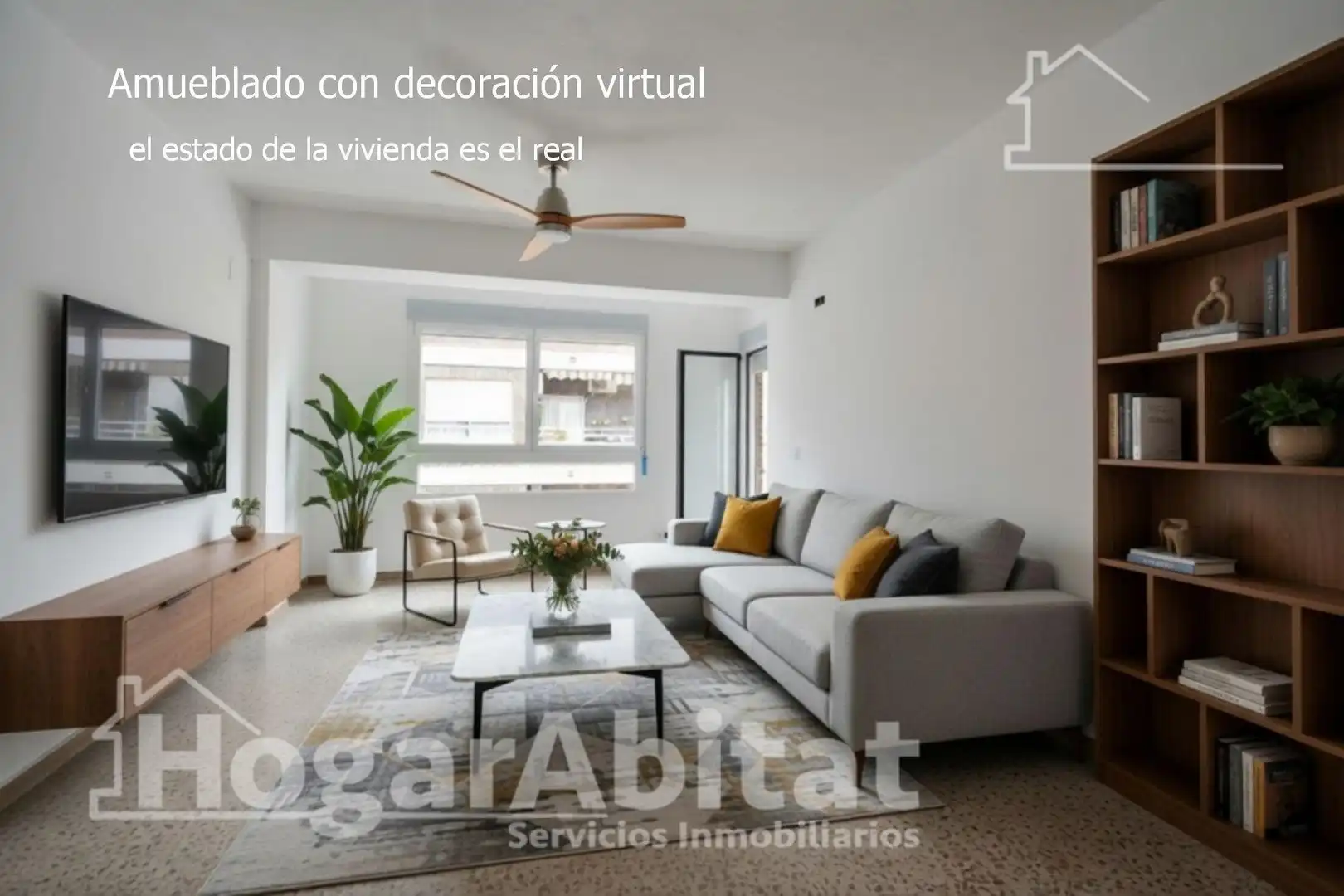 Sala d'estar de Pis en venda en Gandia amb Terrassa i Balcó