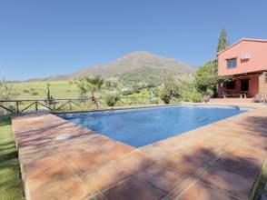 Swimming pool of Country house for sale in Estepona  with Air Conditioner, Terrace and Swimming Pool