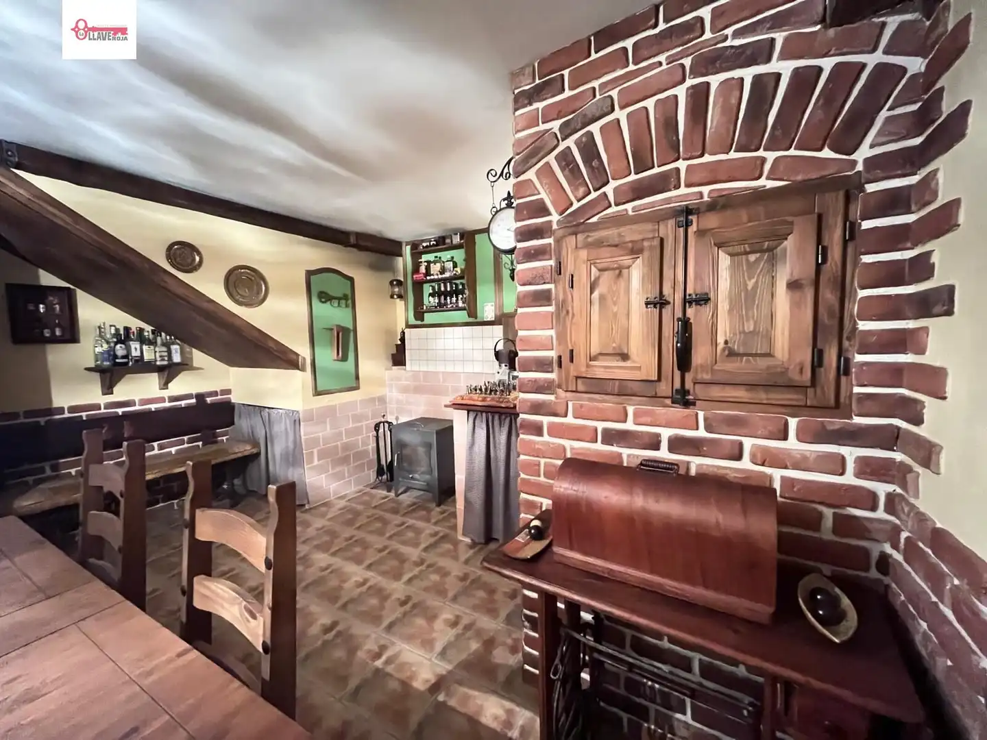 Cocina de Casa adosada en venta en Cardeñajimeno con Calefacción, Jardín privado y Parquet
