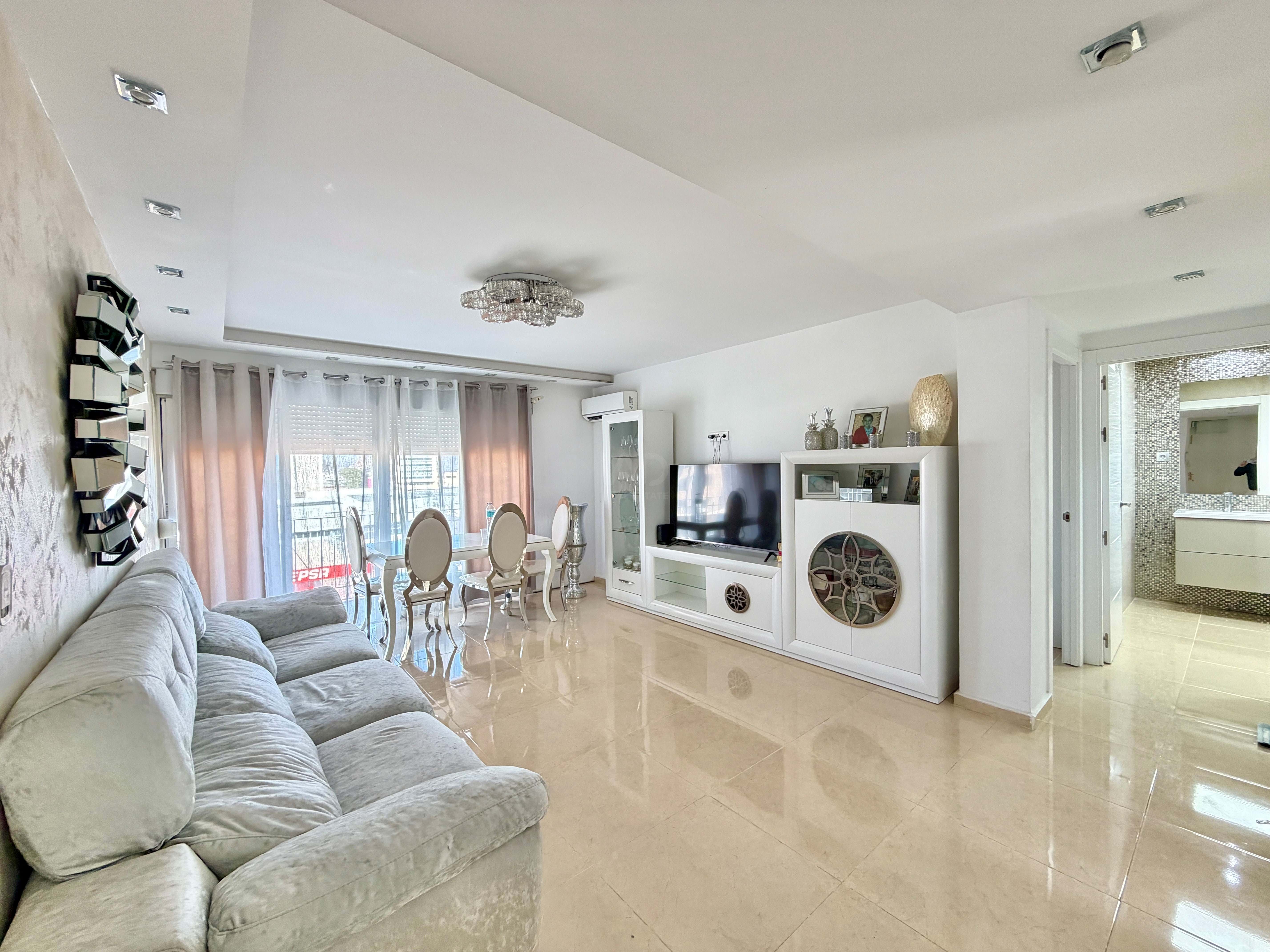 Sala de estar de Piso en venta en  Murcia Capital con Aire acondicionado